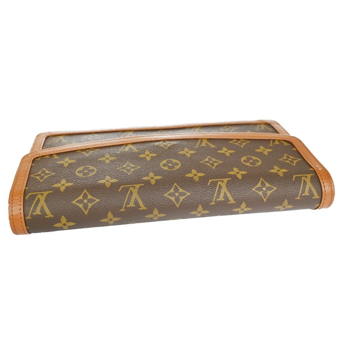 Louis Vuitton Pochette Dame Canvas Clutch Bag ()