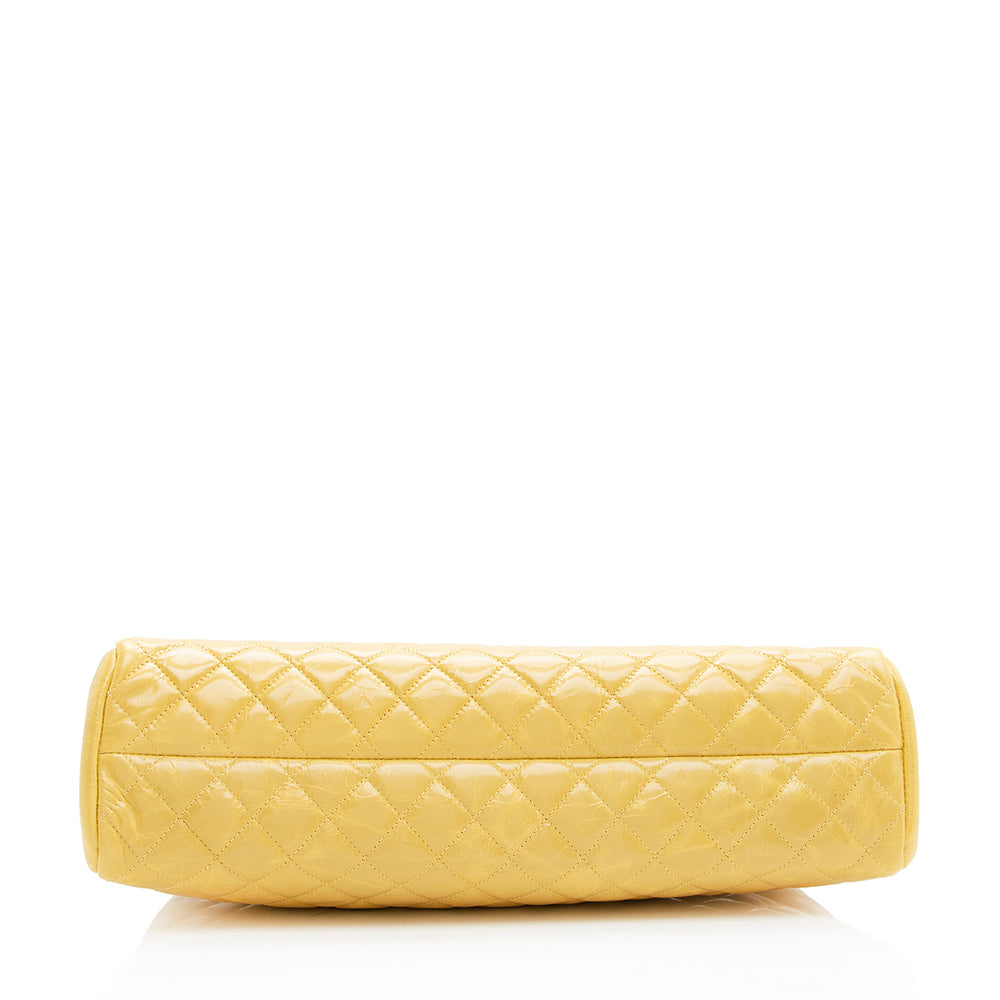 Chanel Aged Calfskin Just Mademoiselle Bowling Bag (SHF-19391)