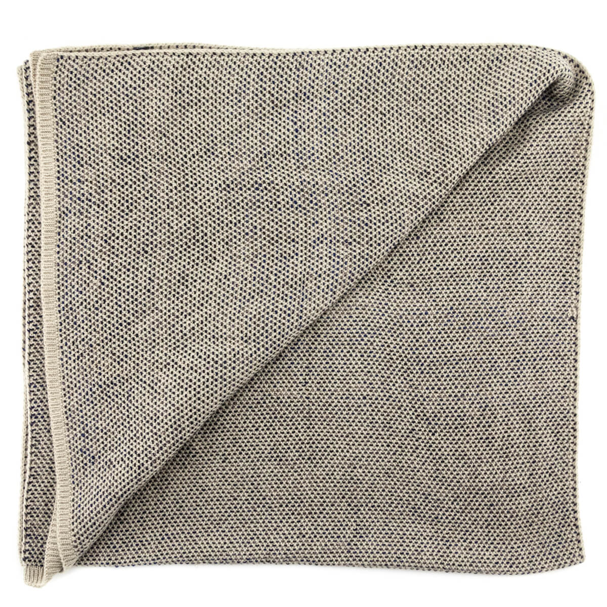 Chanel Beige & Black Cashmere and Silk CC Stole