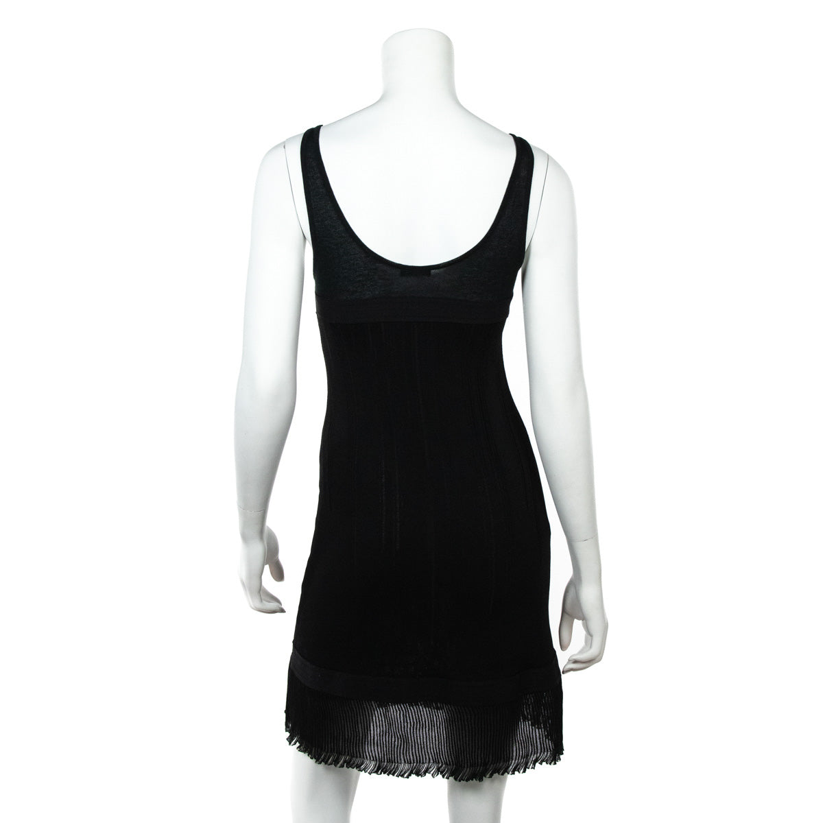 Chanel Black Camellia Sleeveless Dress Size S | FR 38
