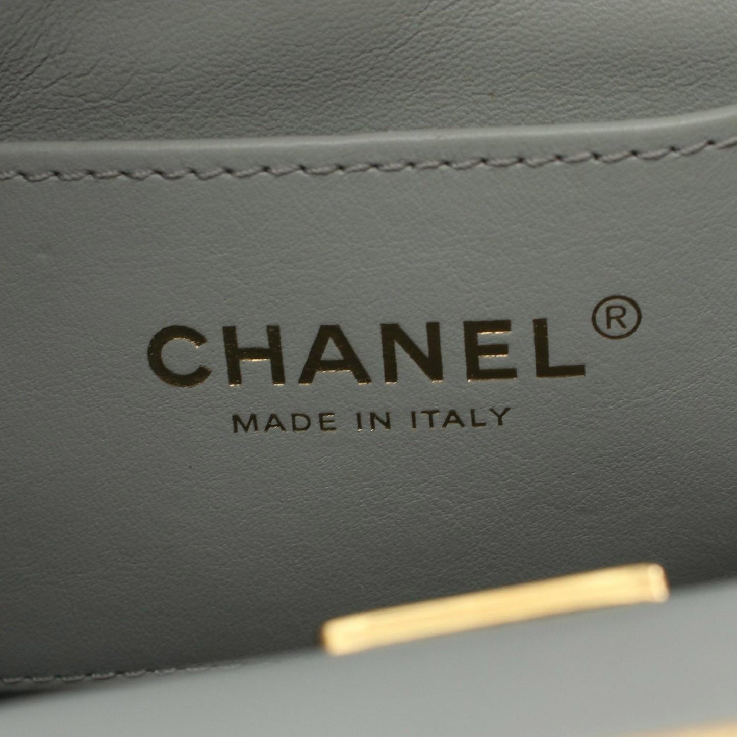 Blue Chanel Mini Quilted Lambskin Paris Monaco Kiss Lock Vanity Bag