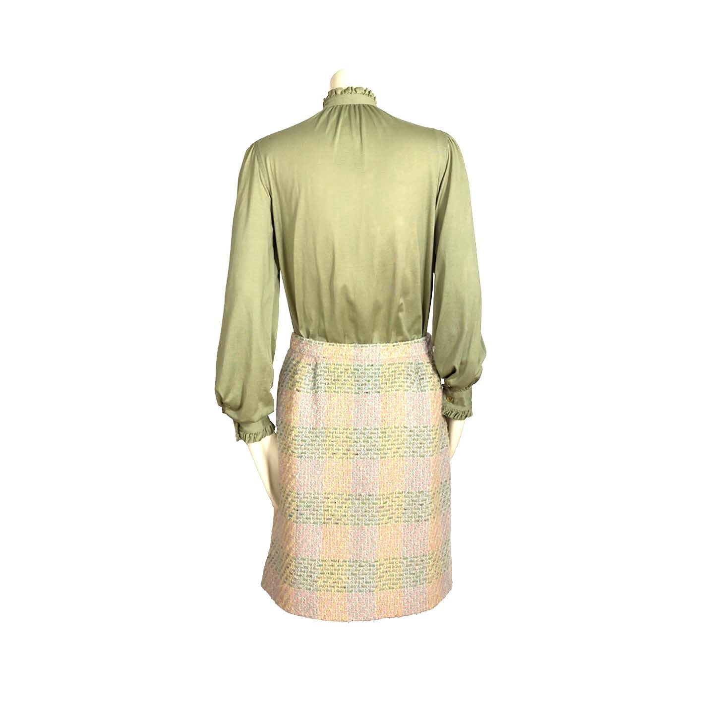 Chanel Boutique tweed skirt - M - 1980s