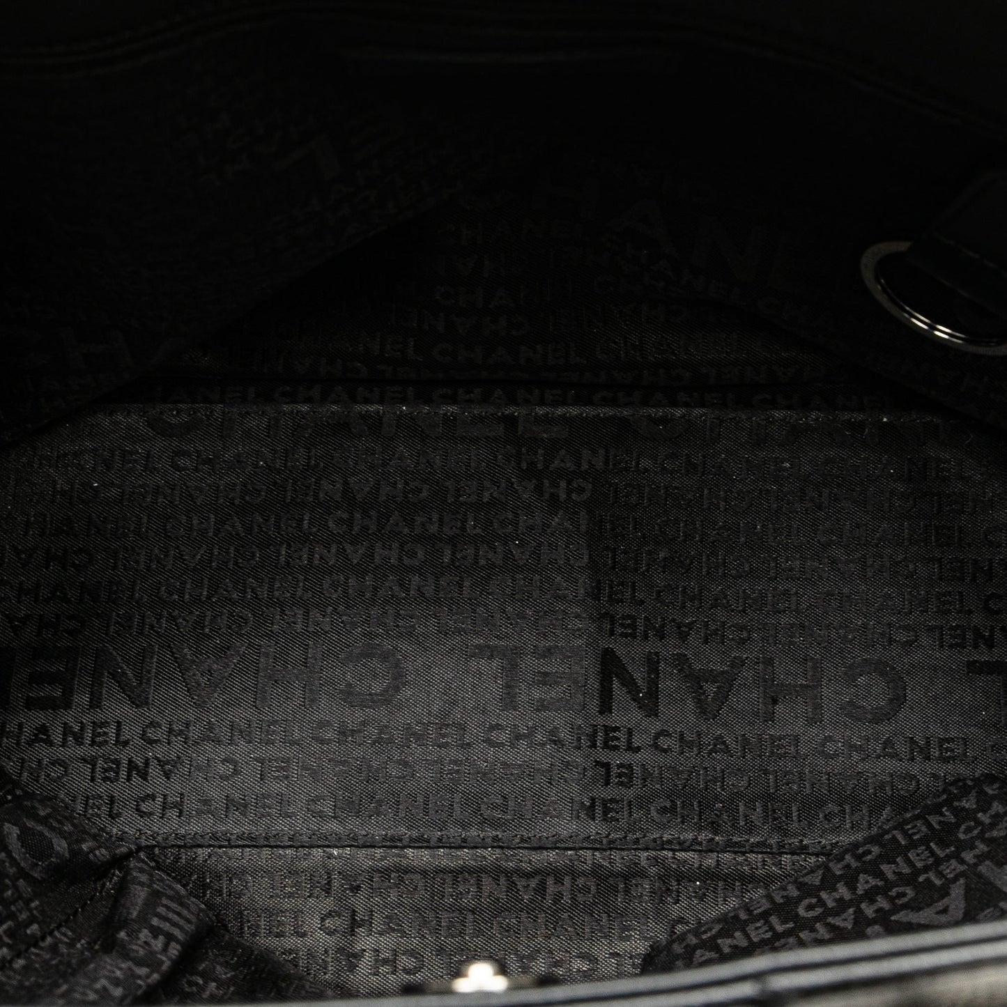 Black Chanel Caviar Choco Bar Tote