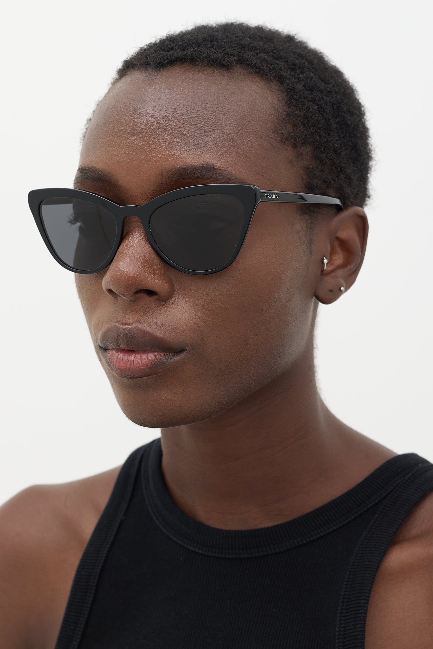 Black SPR01V Cateye Sunglasses