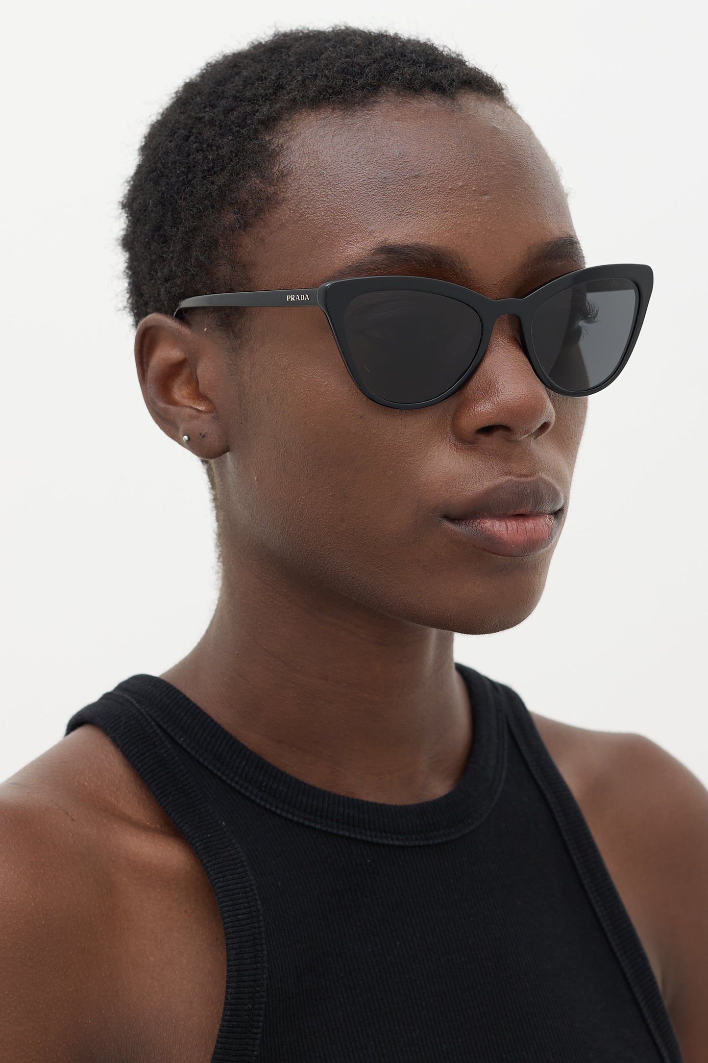 Black SPR01V Cateye Sunglasses