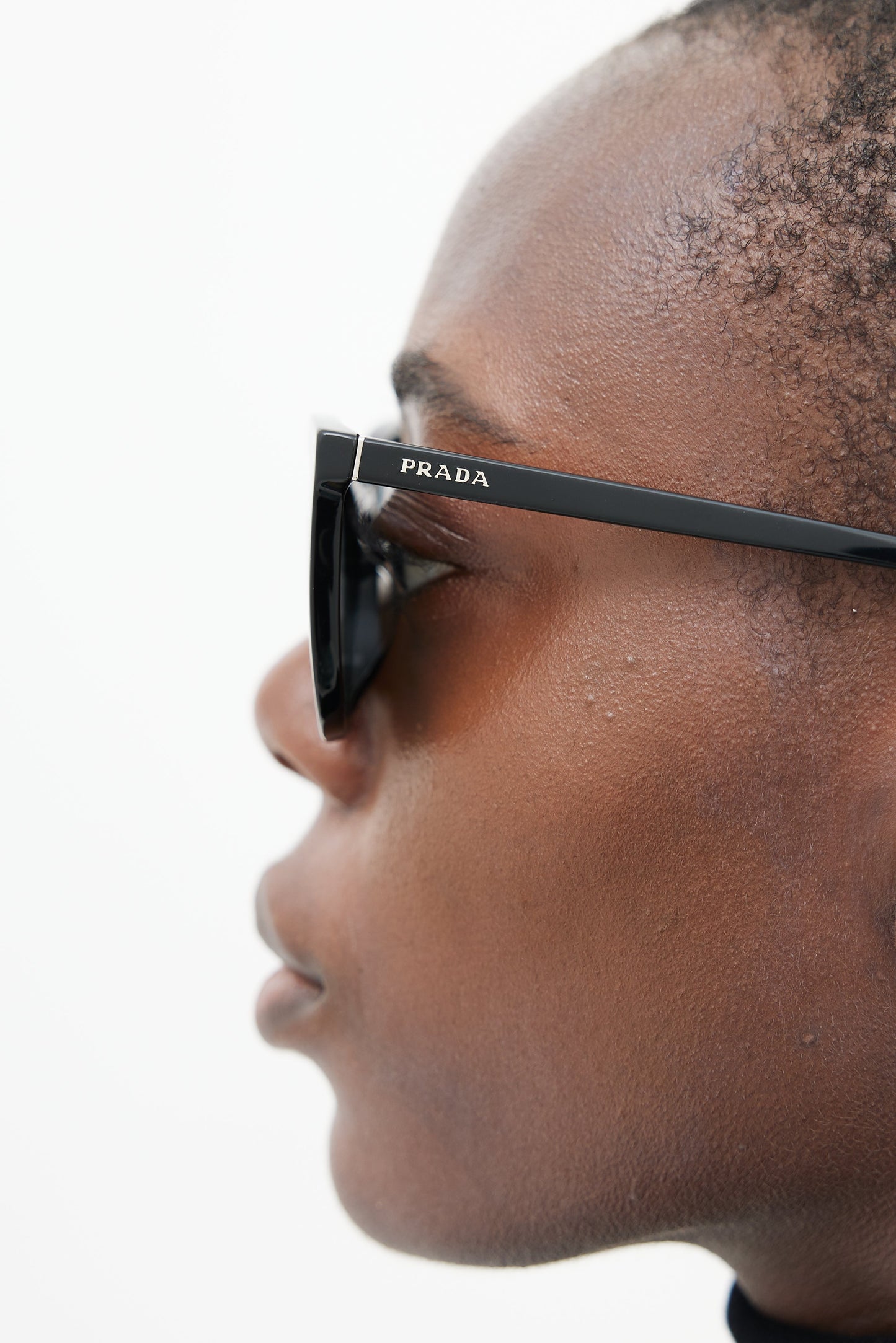 Black SPR03X-F Round Sunglasses