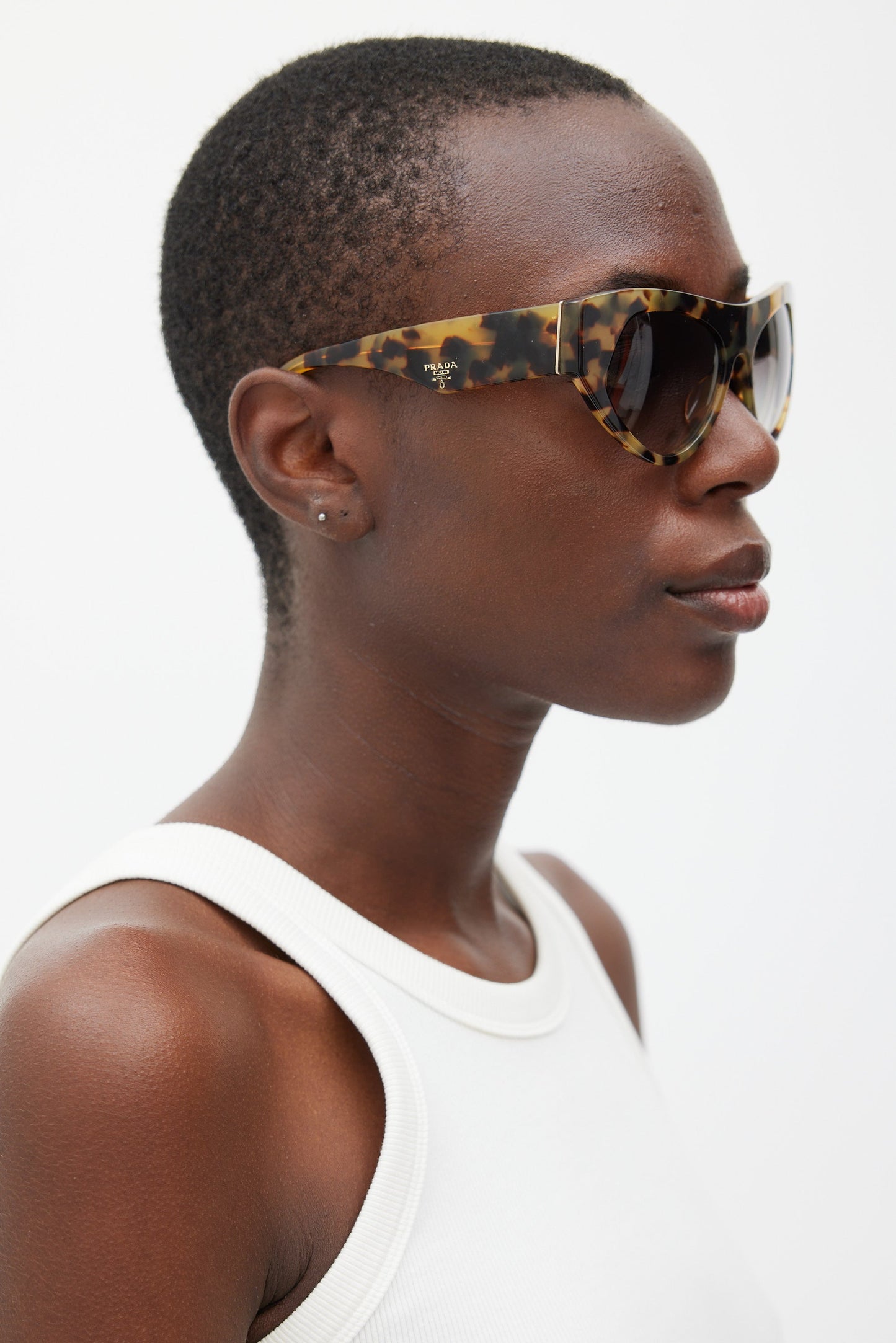 Brown SPR27Q-F Cateye Sunglasses