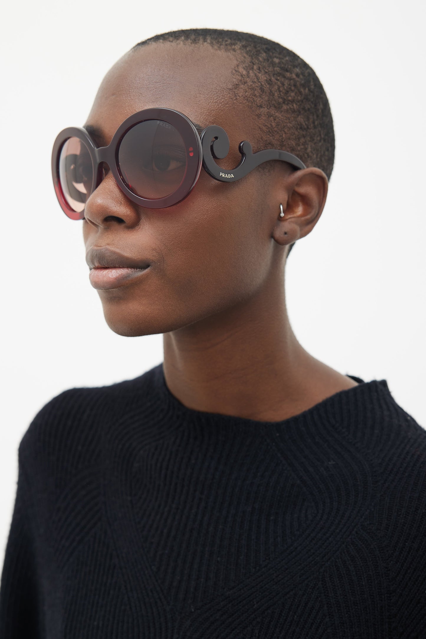 Burgundy Baroque SPR 27N Sunglasses