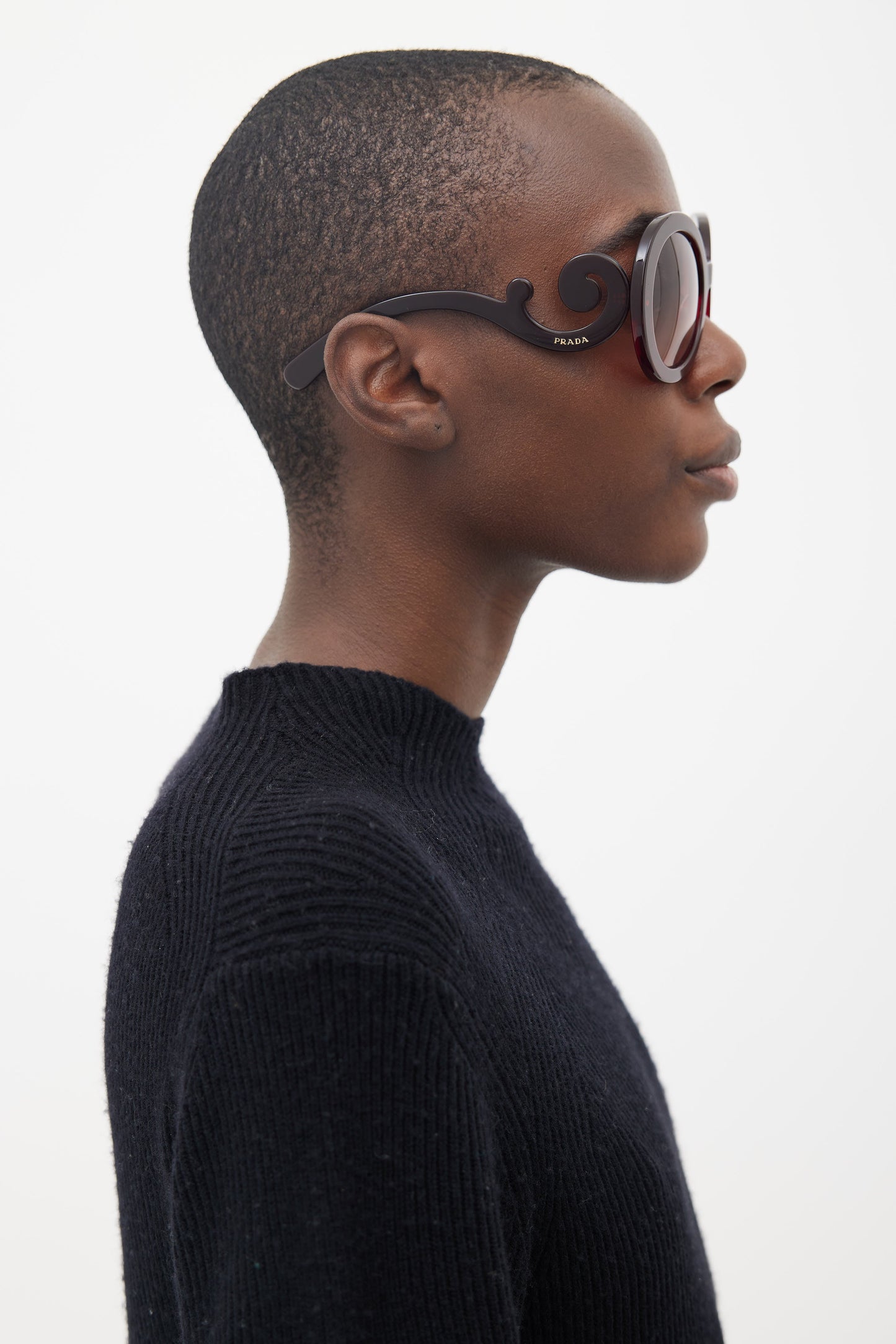 Burgundy Baroque SPR 27N Sunglasses