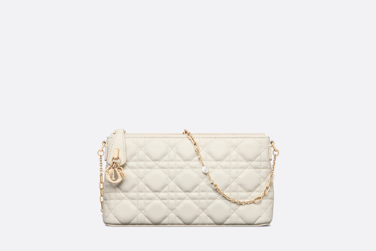 Miss Dior Mini Shoulder Bag • Latte Cannage Lambskin