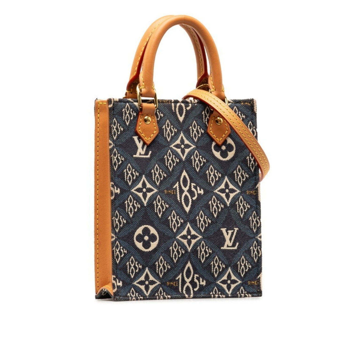 Louis Vuitton Sac Plat  Canvas Handbag ()
