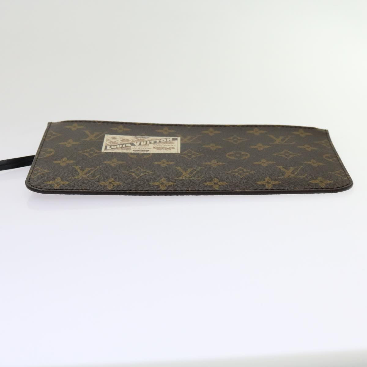 Louis Vuitton Neverfull Pouch Canvas Clutch Bag ()