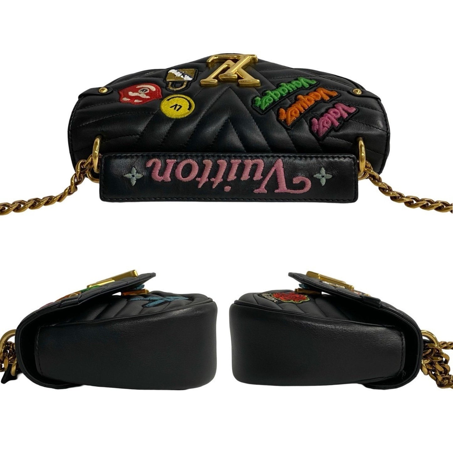 Louis Vuitton New Wave Leather Shoulder Bag ()