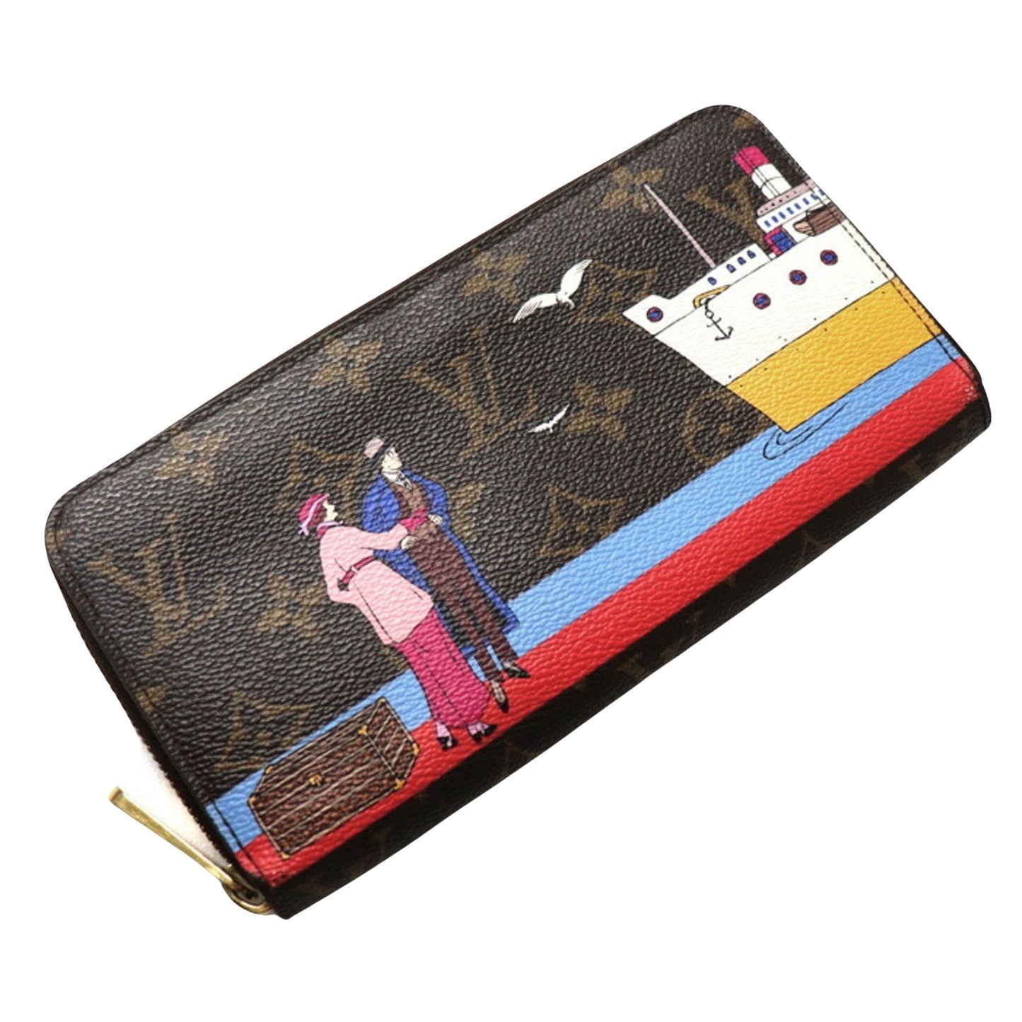 Louis Vuitton Zippy Wallet Canvas Wallet ()