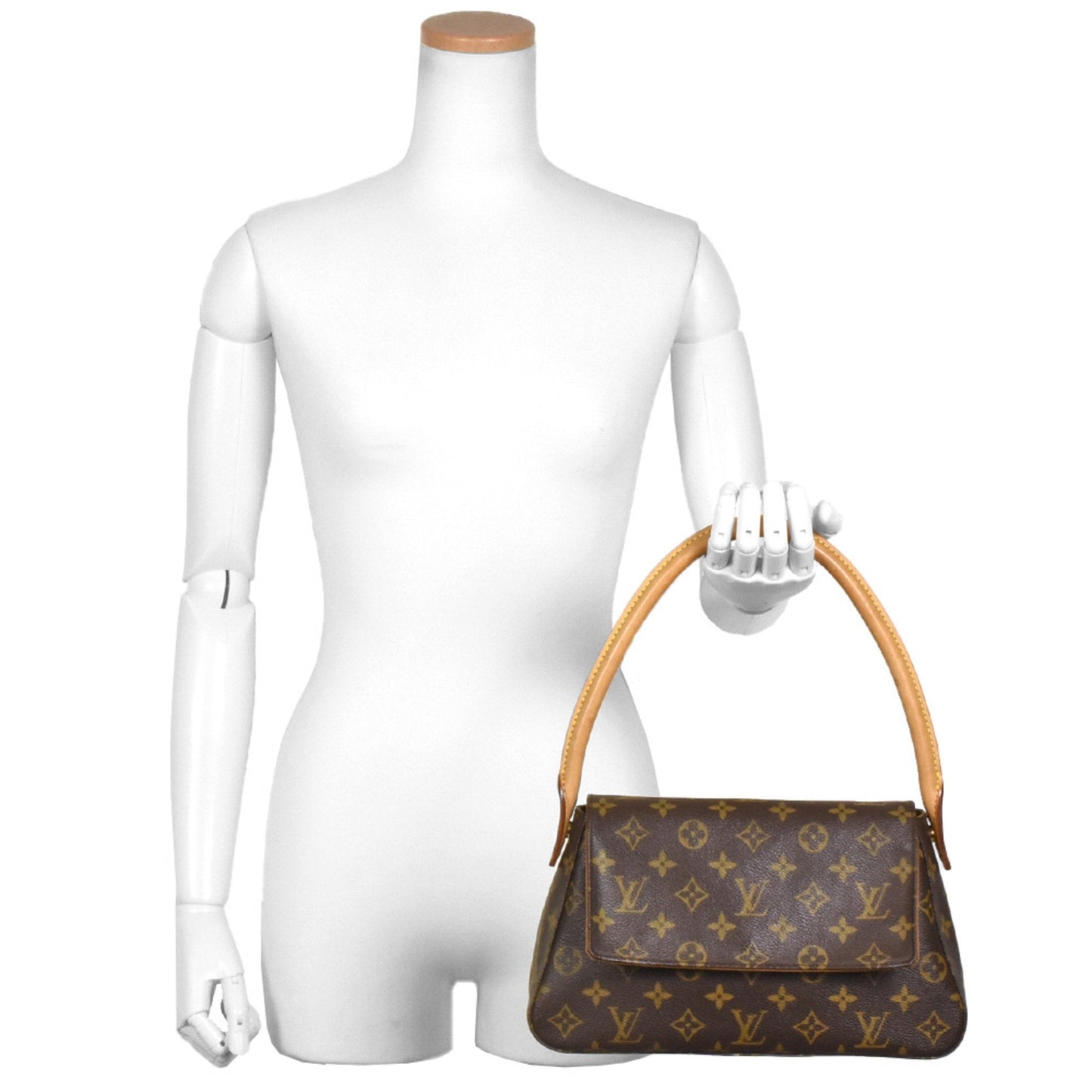 Louis Vuitton Mini Looping Canvas Handbag ()