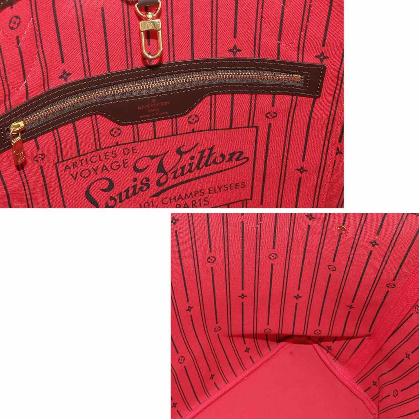 Louis Vuitton Neverfull Canvas Tote Bag ()