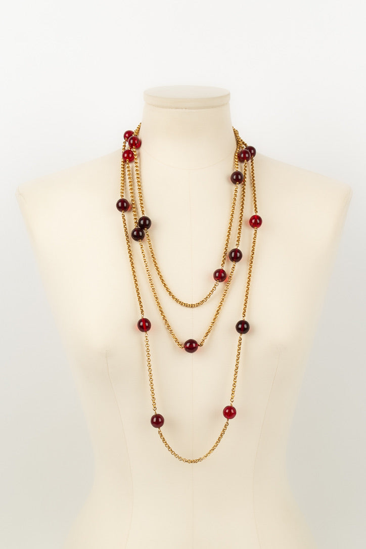 Collier / sautoir de perles Chanel