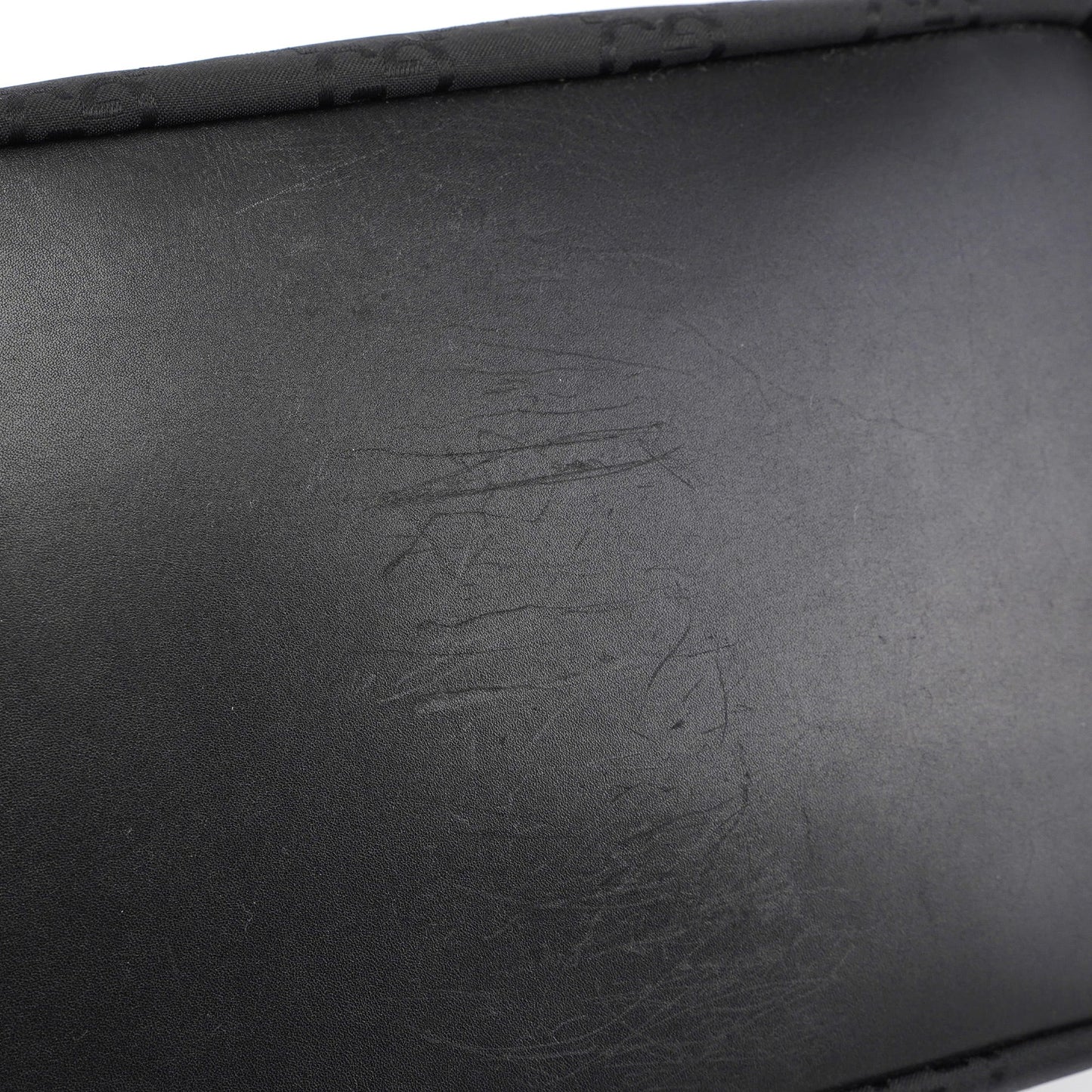 000 0531 Black GG Bamboo Shoulder Bag