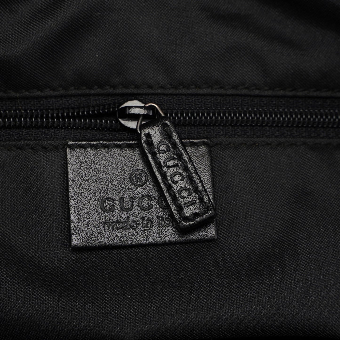 000 0531 Black GG Bamboo Shoulder Bag