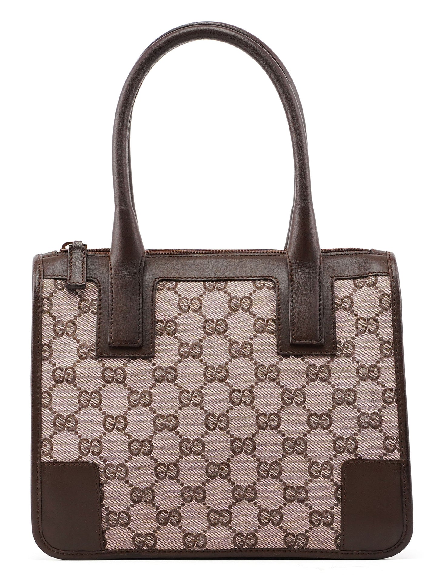 000 0856 Beige Brown GG Tote Bag