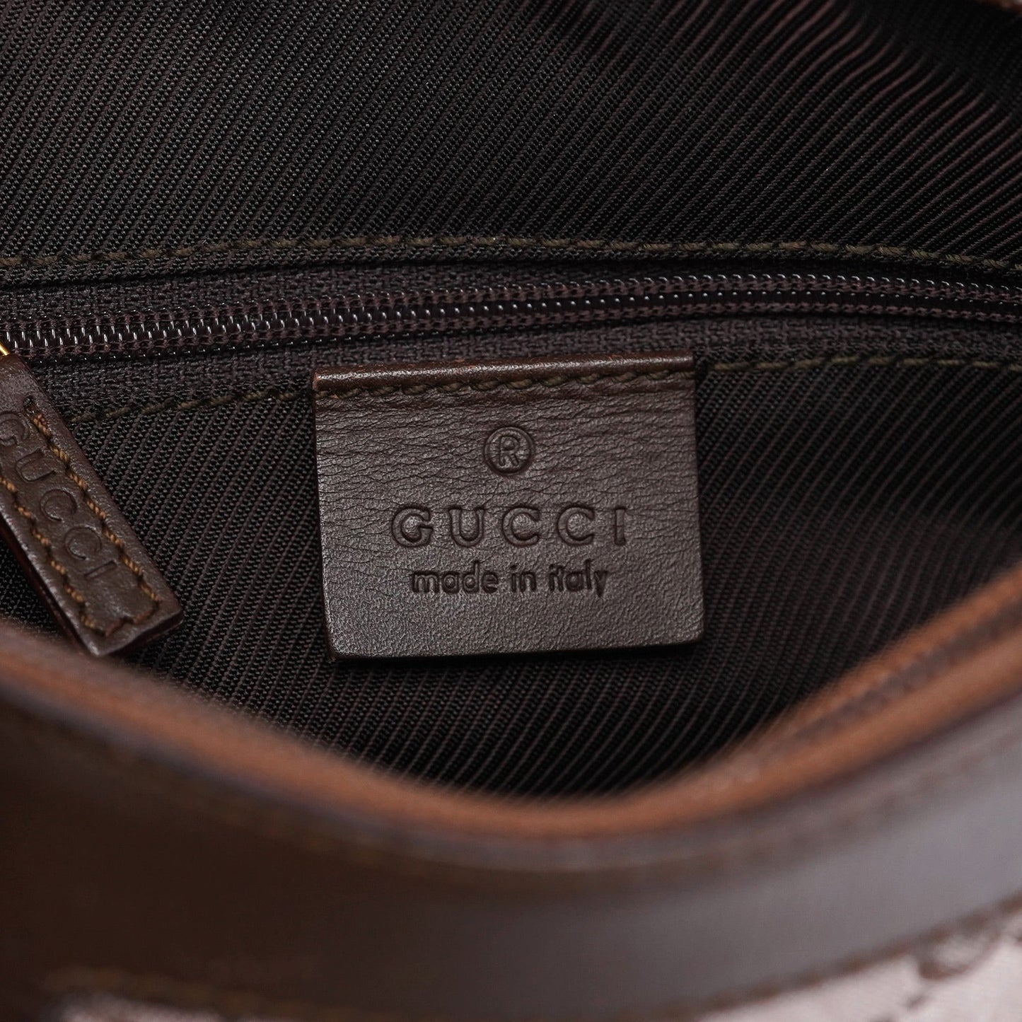 000 0856 Beige Brown GG Tote Bag