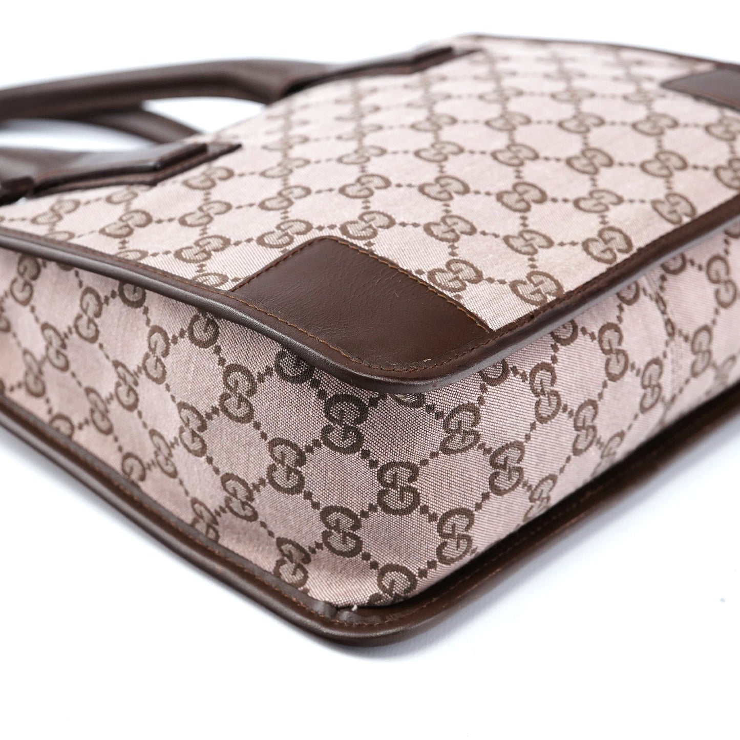 000 0856 Beige Brown GG Tote Bag