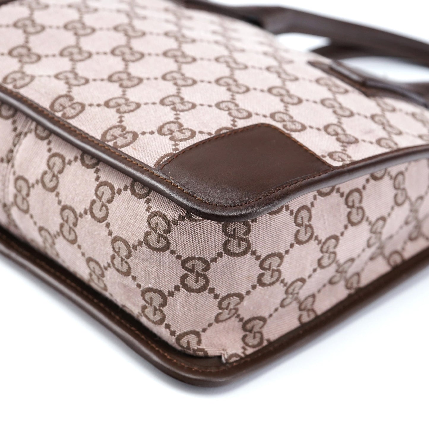 000 0856 Beige Brown GG Tote Bag