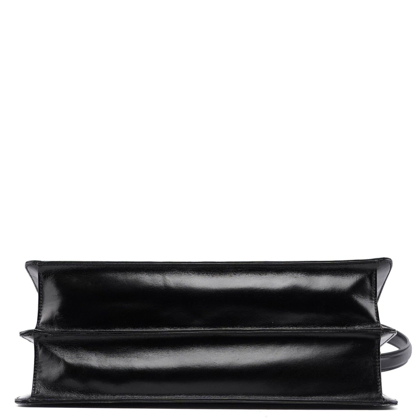 001 1364 Black Calfskin Square G Shoulder Bag