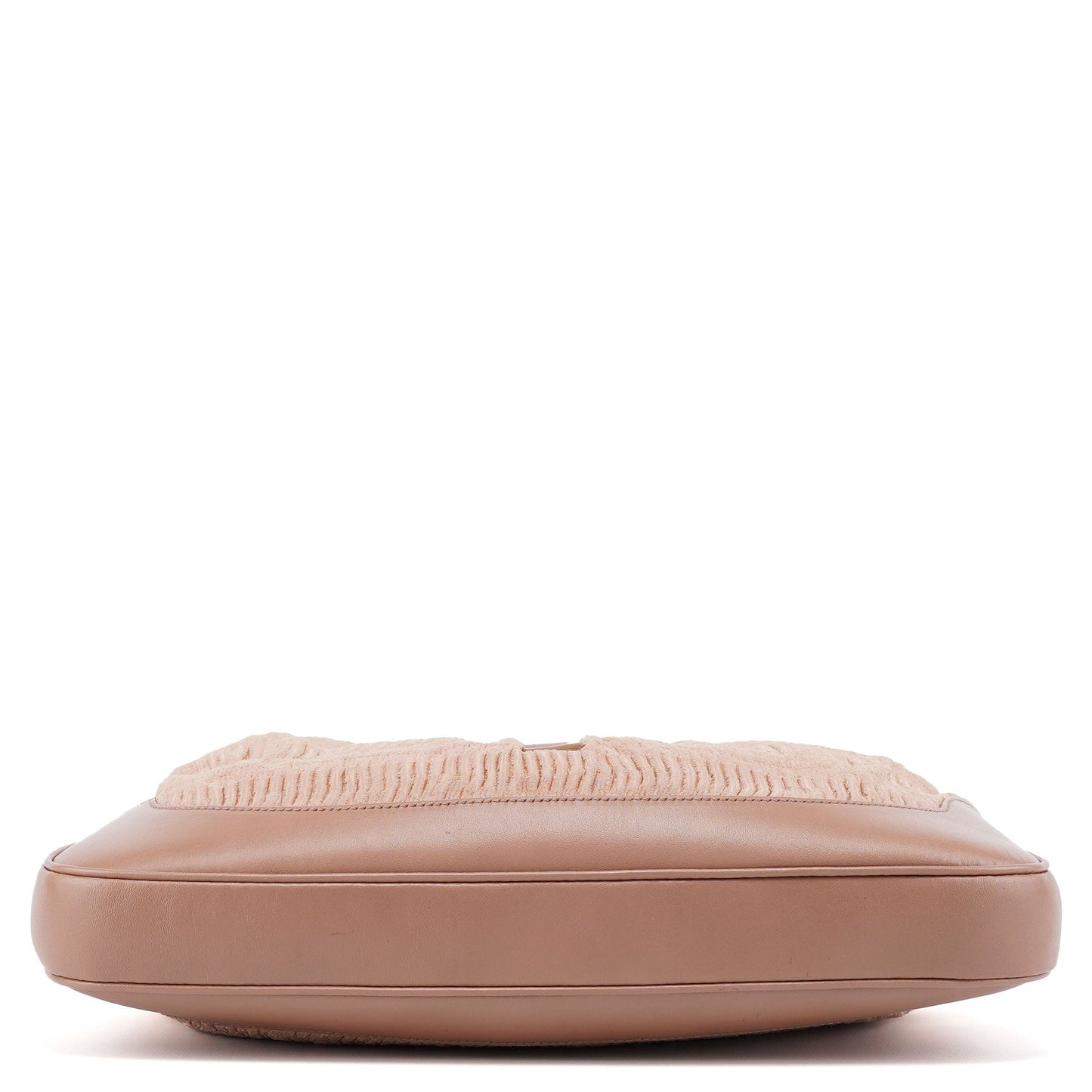 001 3306 Beige Silk Jackie Shoulder Bag