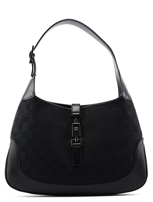 001 3306 Black GG Jackie Shoulder Bag