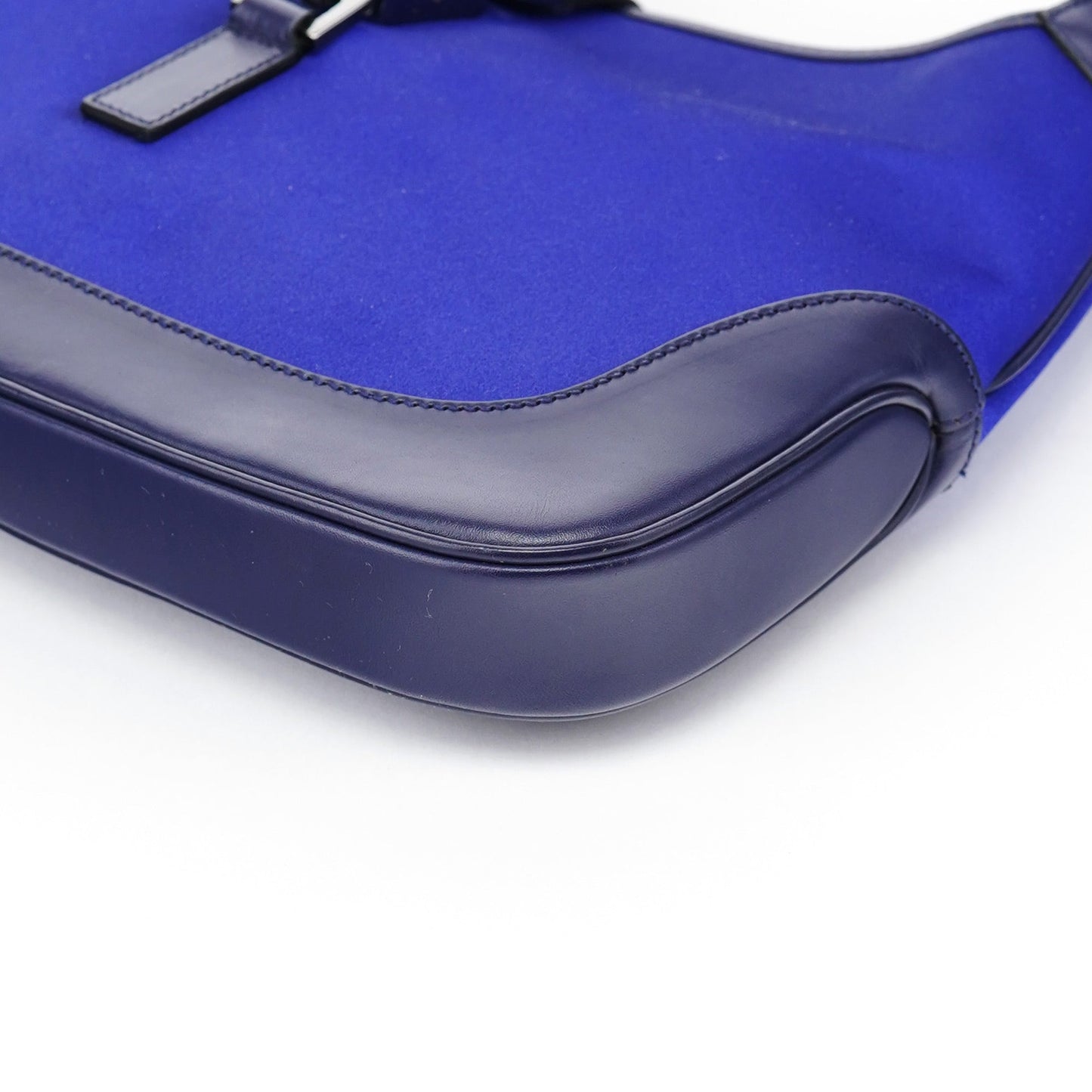 001 3306 Cobalt Blue Satin Jackie Shoulder Bag