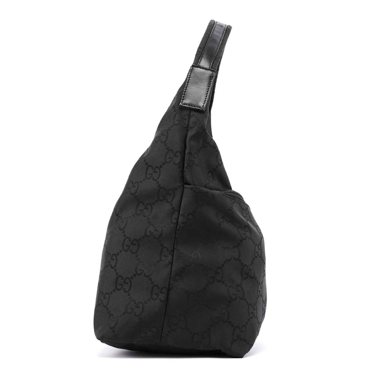 001 3380 Black GG Dual Pocket Shoulder Bag