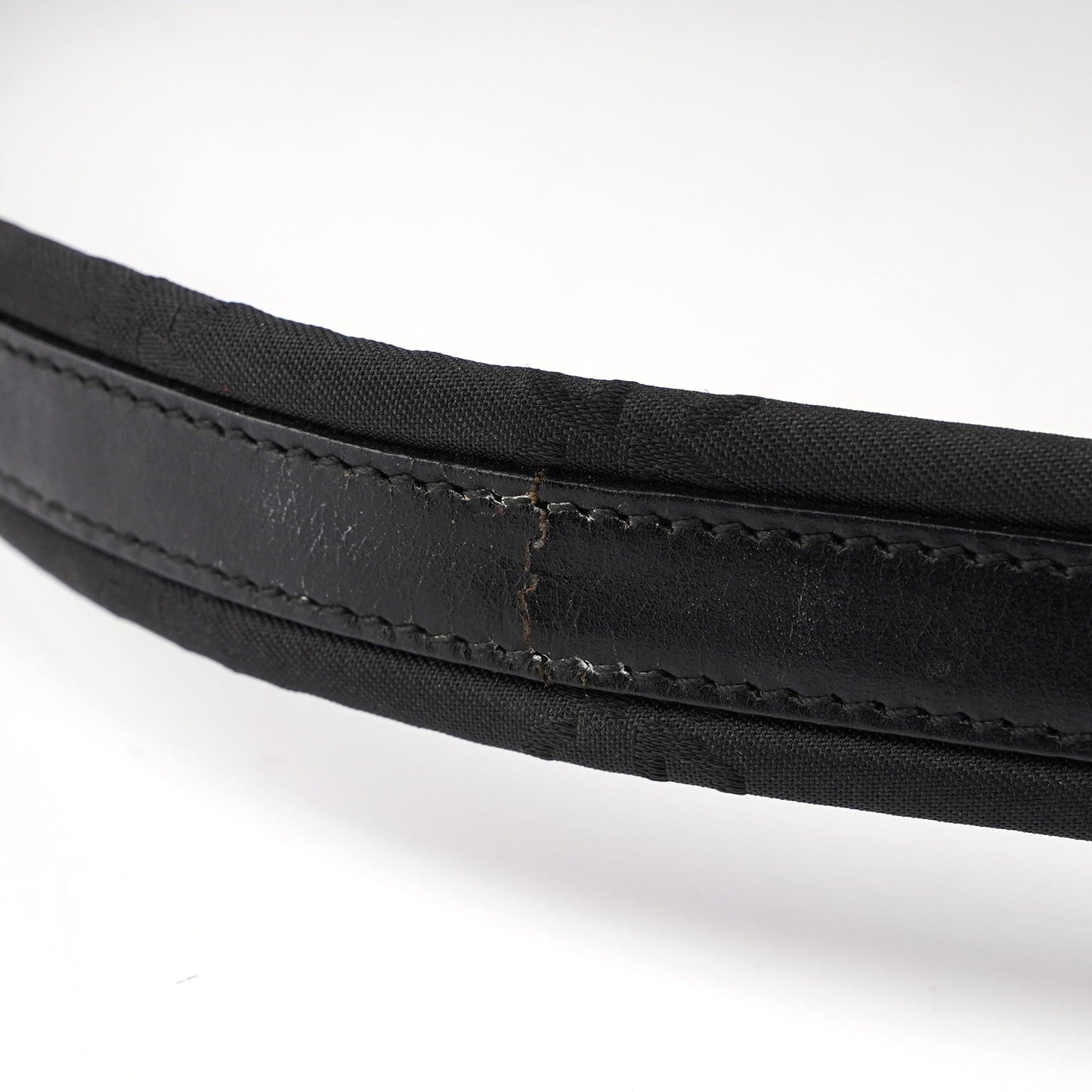 001 3380 Black GG Dual Pocket Shoulder Bag