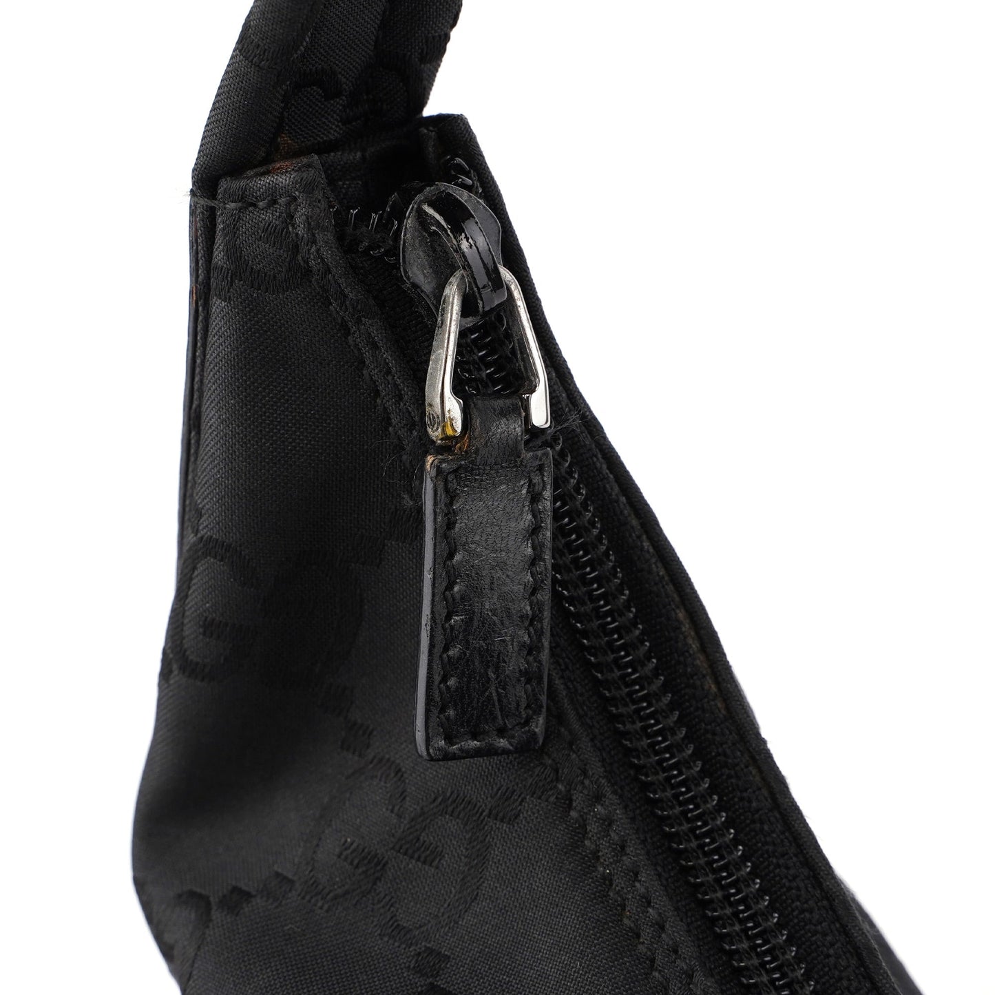 001 3380 Black GG Dual Pocket Shoulder Bag