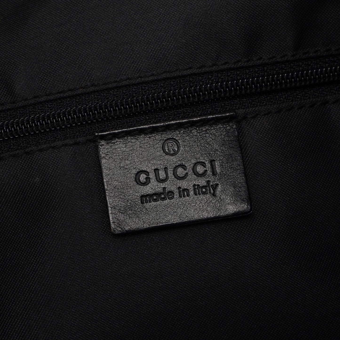 001 3380 Black GG Dual Pocket Shoulder Bag