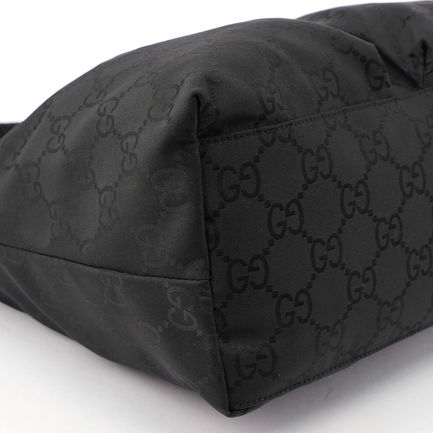 001 3380 Black GG Dual Pocket Shoulder Bag