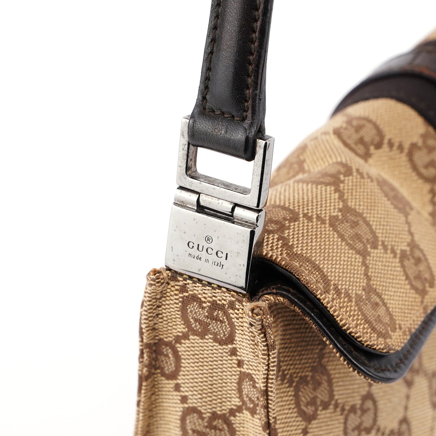 001 3734 Beige GG Jackie Shoulder Bag