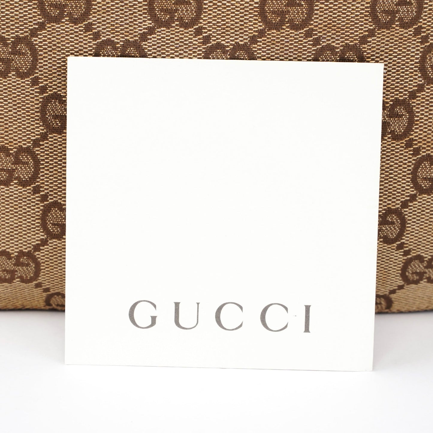 001 3743 Beige GG Drawstring Shoulder Bag