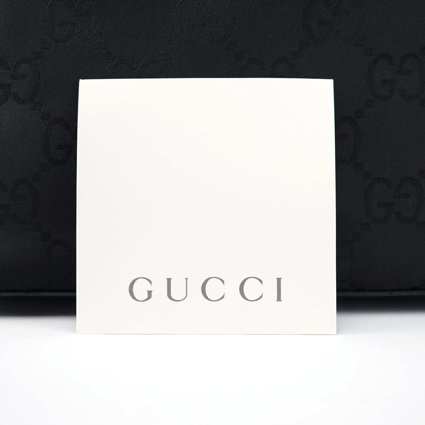 001 3766 Black GG Hobo Shoulder Bag