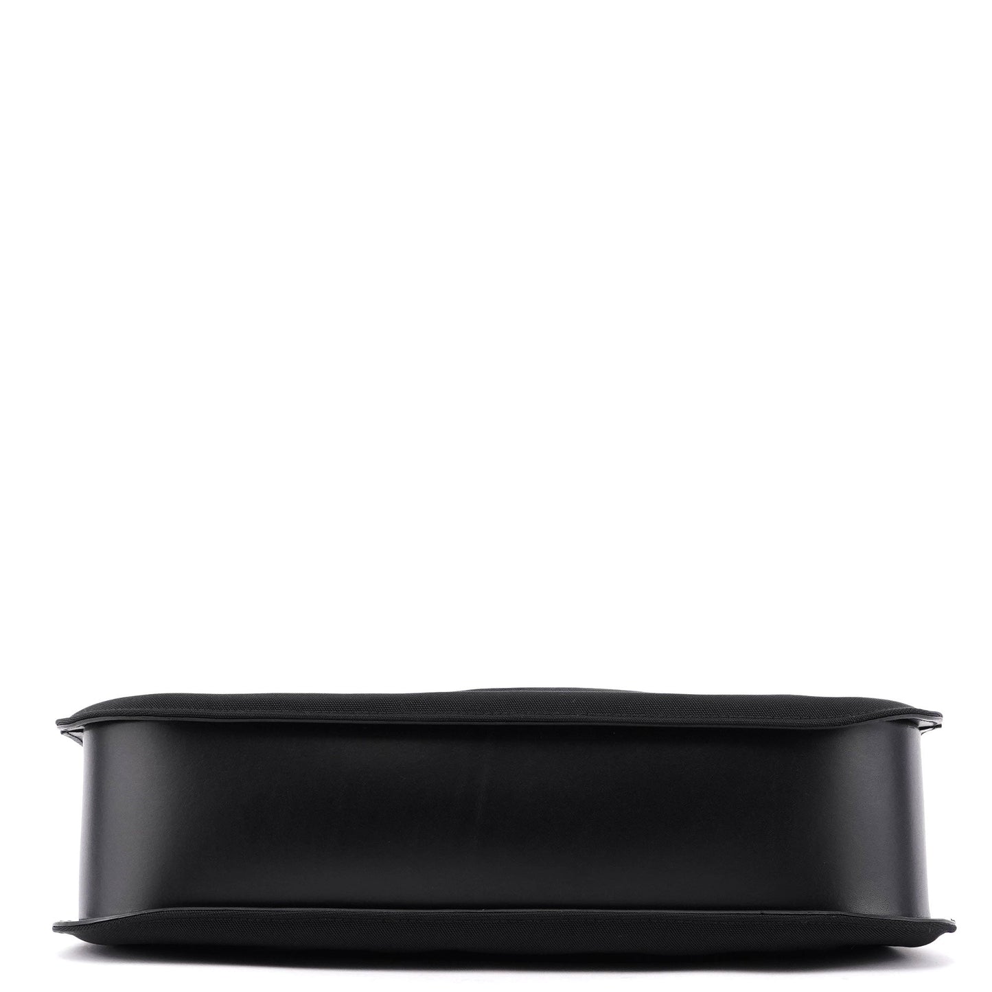 001 3767 Black Canvas Hobo Shoulder Bag