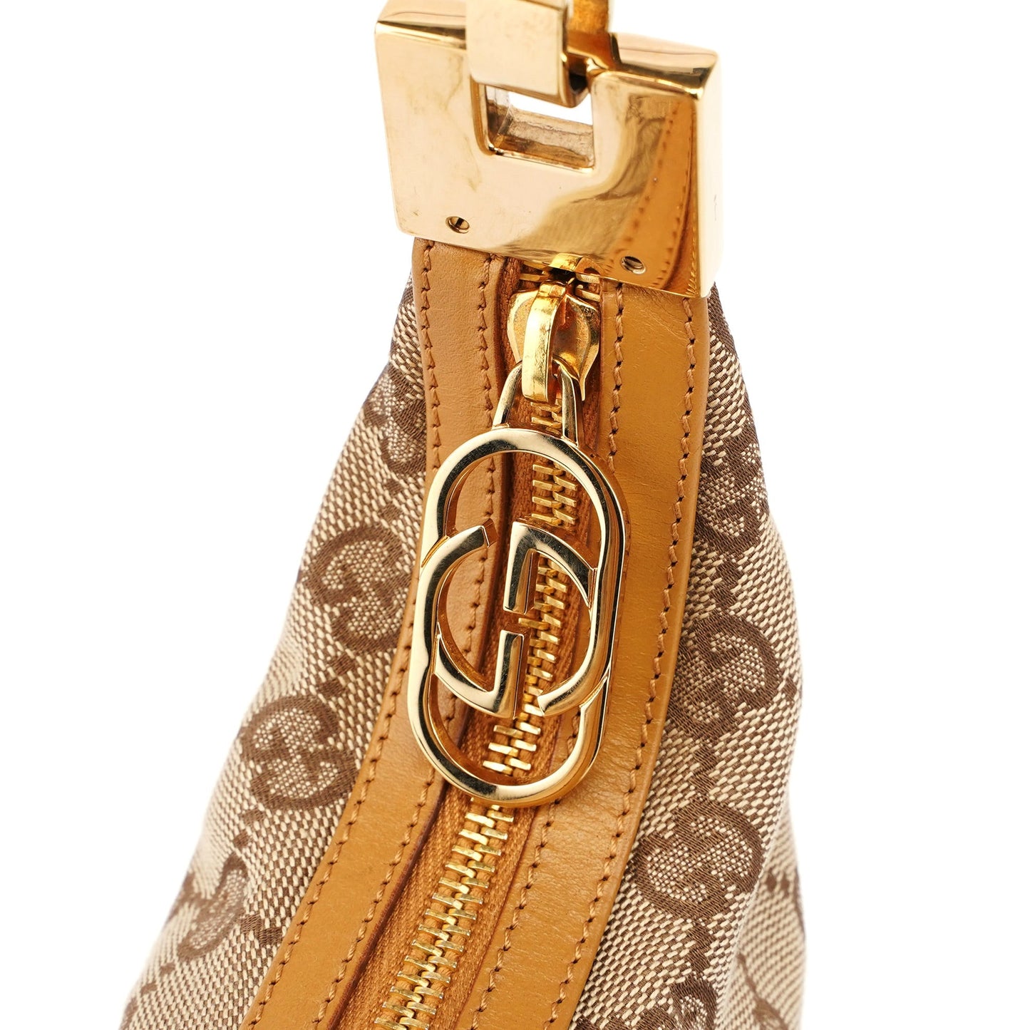 001 3812 Beige GG Hobo Shoulder Bag