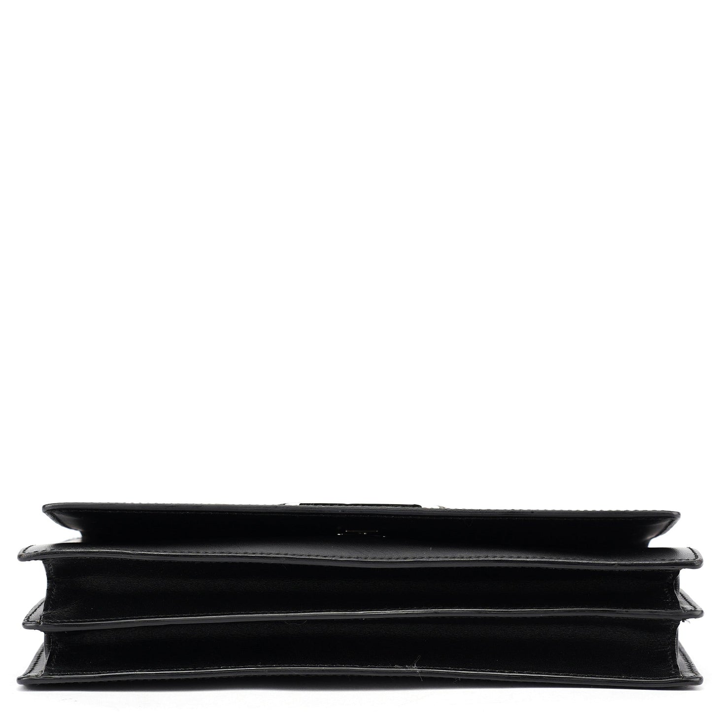 001 3815 Black Calfskin GG Shoulder Bag