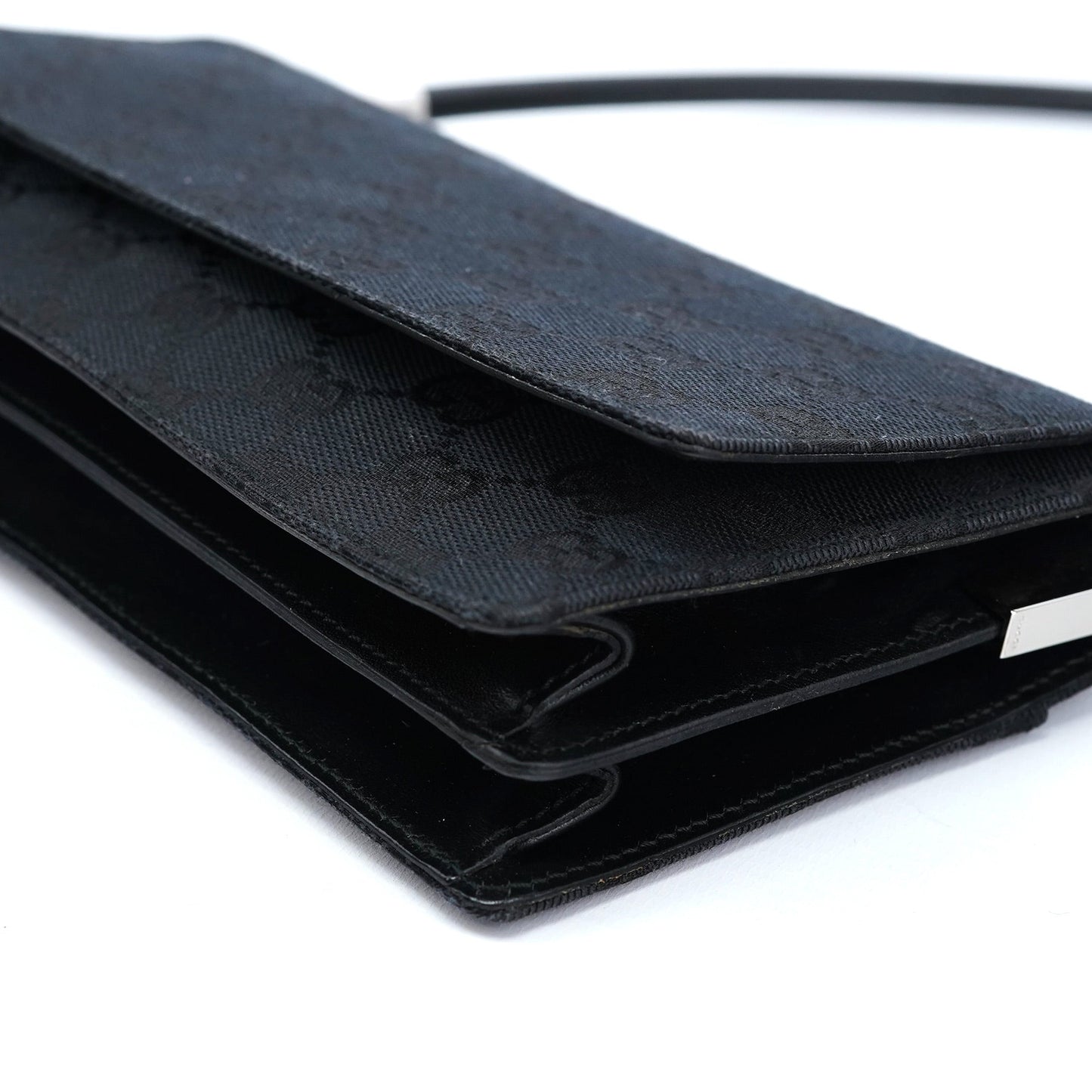 001 3815 Black GG Shoulder Bag