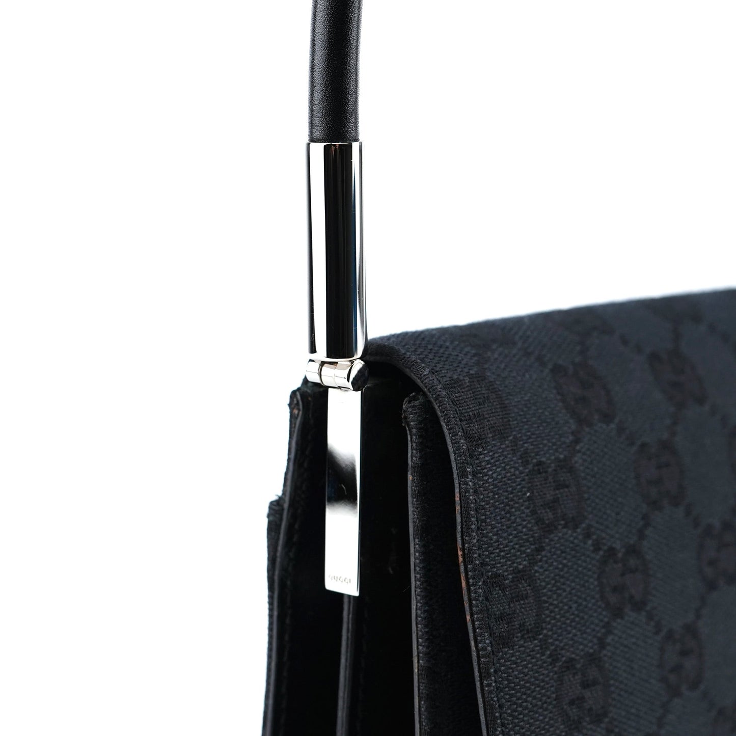 001 3815 Black GG Shoulder Bag