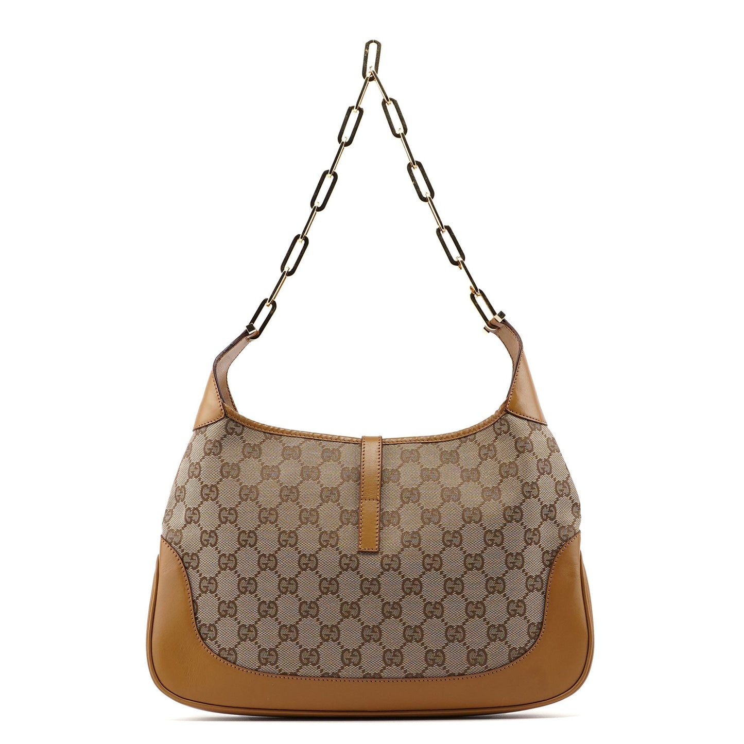 001 4015 Beige GG Jackie Chain Shoulder Bag