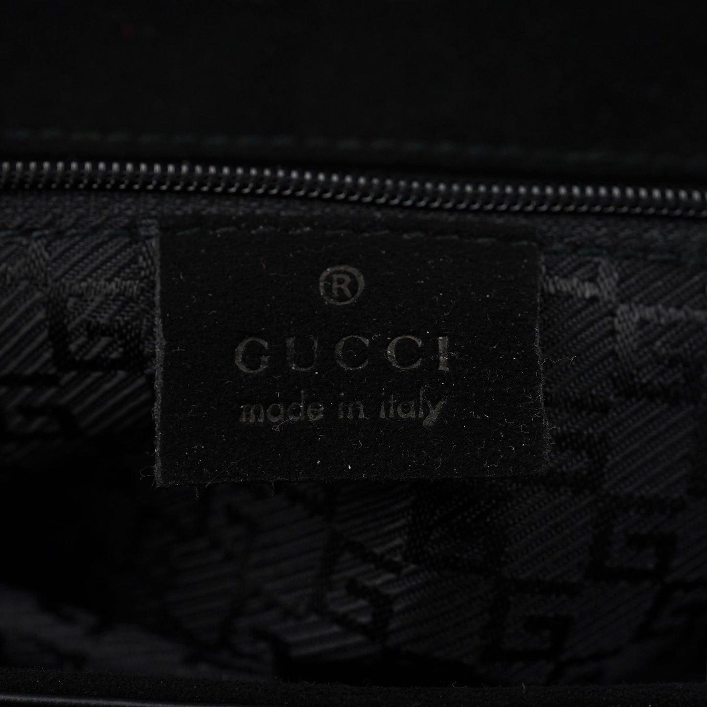 001 4055 Black Leather Bamboo Shoulder Bag