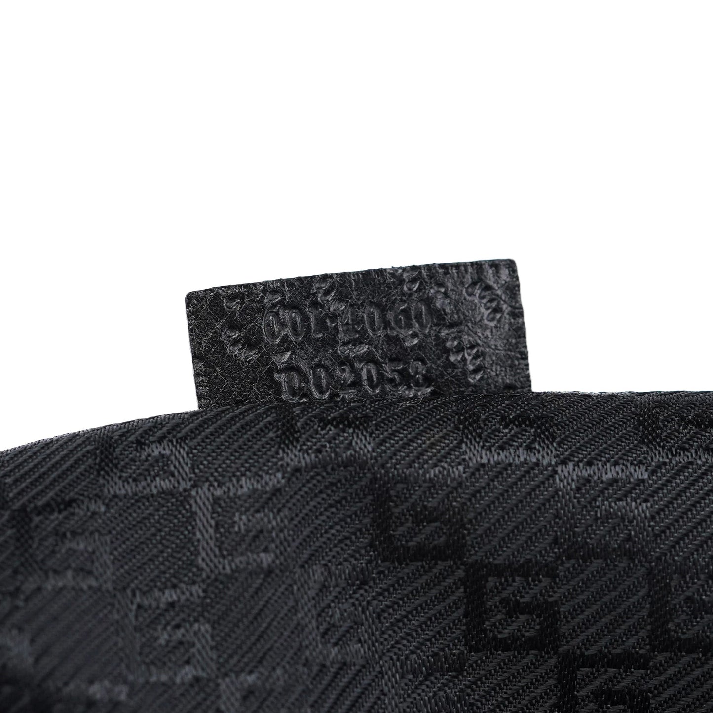 001 4060 Black Jackie Bamboo Shoulder Bag