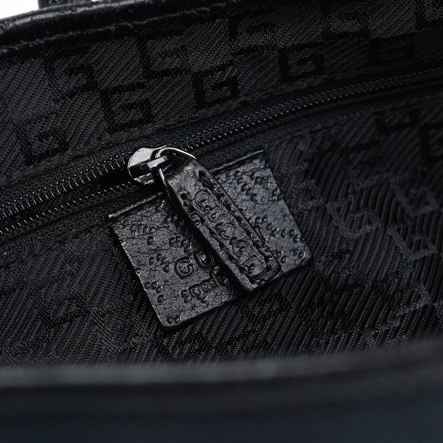 001 4060 Black Jackie Bamboo Shoulder Bag