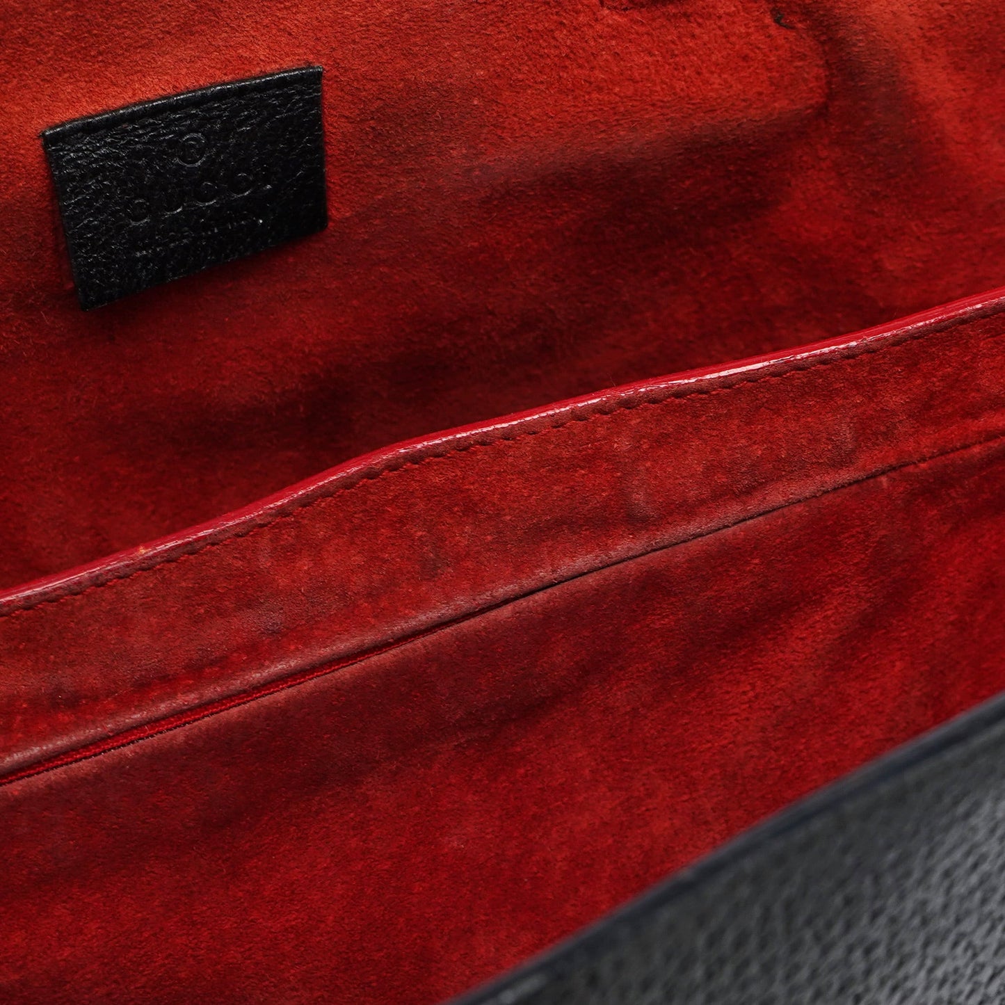 002 1061 Black Leather Bamboo Tote