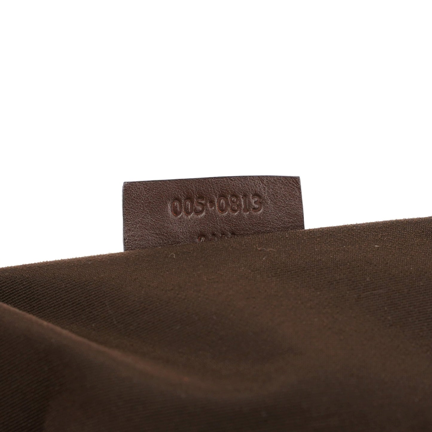 005 0813 Beige Brown GG Shoulder Bag